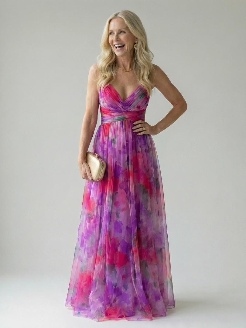 Isel | Vestido Maxi con Envuelto Suave