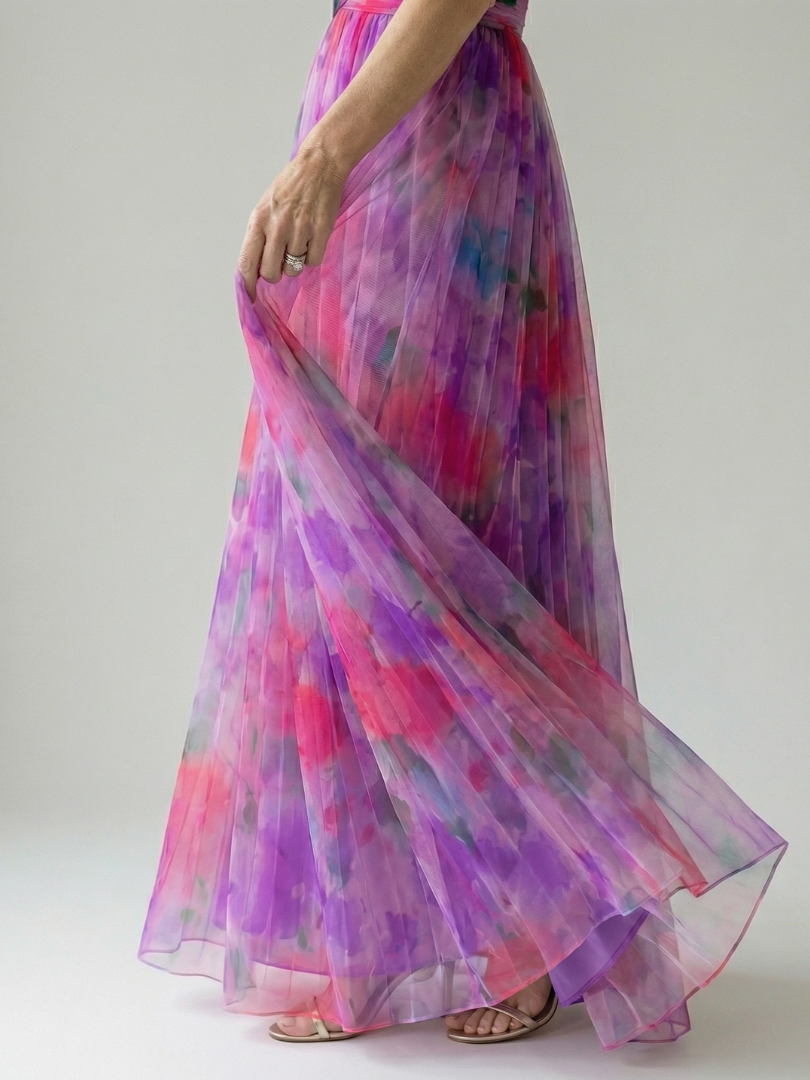 Isel | Vestido Maxi con Envuelto Suave