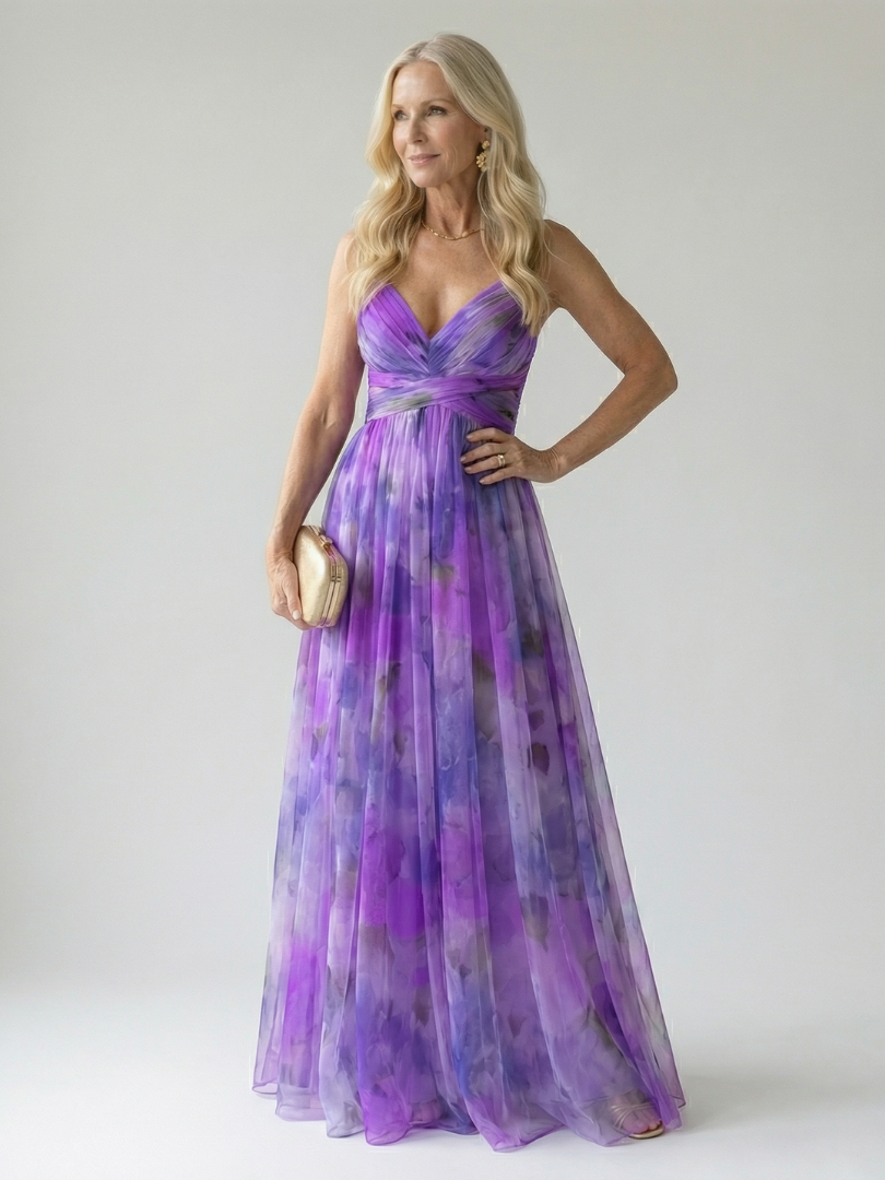 Isel | Vestido Maxi con Envuelto Suave