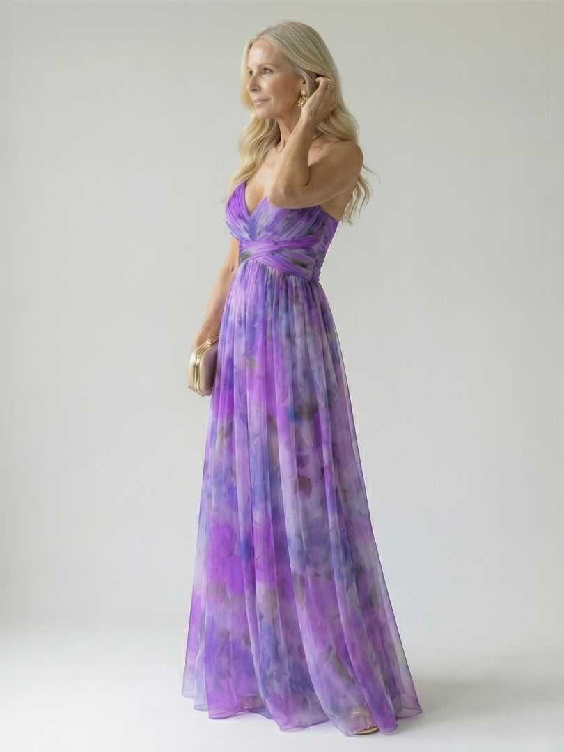 Isel | Vestido Maxi con Envuelto Suave