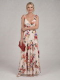 Elarose | Vestido Maxi de Falda Fluida sin Mangas
