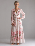 Musal | Vestido Midi de Flujo Natural de Manga Larga