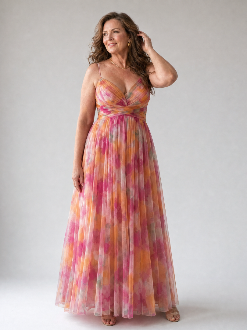 Isel | Vestido Maxi con Envuelto Suave