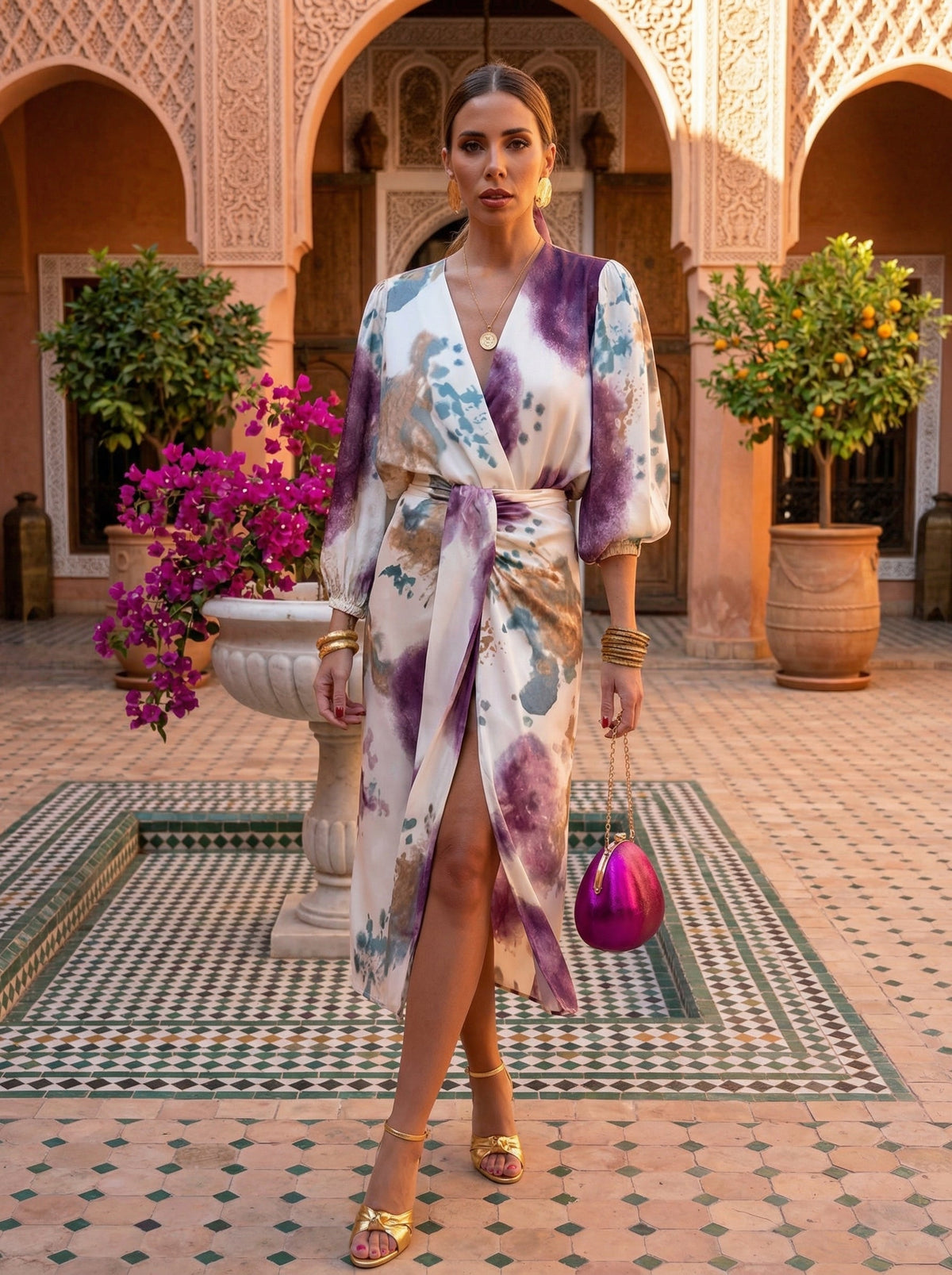 Sofía | Vestido primaveral sofisticado de dos piezas